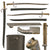 Original German Franco-Prussian War Reissued French M1866 Chassepot Saber Bayonet by J. Funcke & Cie with Scabbard - German Regiment Marked and Dated 1867 Original Items