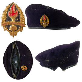 Original South Vietnamese Vietnam War ARVN Xung Phong Guong Mau Nhan Nai LHHSQ H.S.Q. Intelligence Beret