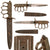 Original U.S. WWI Model 1918 Mark I Trench Knife by L. F. & C. with Matching Steel Scabbard Original Items