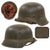 Original German WWII Heer Army M42 Steel Helmet with Czech Replica Liner and Original Early Pattern Chinstrap, Stamped CKL64