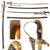 Original German WWII Heer Army Officer Dove Head Sword by F.W. Höller of Solingen with Scabbard and Troddel Knot
