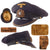 Original German WWII Named Kriegsmarine Navy Blue Junior Grade Officer Visor Cap - Schirmmütze