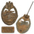Original German WWII Bronze Panzer Assault Badge (Panzerkampfabzeichen) Maker Marked “EWE”