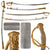 Original U.S. Civil War Outstanding Officer’s Presentation Sword & Scabbard with Gilded Brass Hilt & German-Made Blade with Meticulous Federal Eagle Etching