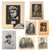 Original German WWII Group of Portraits & Signed Print Including Signed Portrait of SS Leader Paul Hausser & Konstantin Hierl - 7 Items Total