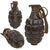 Original U.S. WWI Extremely Rare Inert Mk. I Defensive Grenade with Original Fuse and Lever