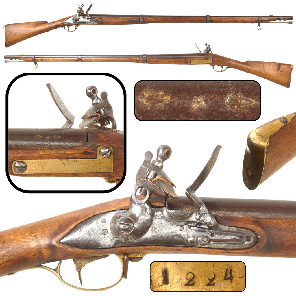Original Swedish Napoleonic Model 1805 Land Pattern "Subsidy" Flintlock Musket Made with British Lock and Barrel, Circa 1810