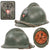 Original Italian WWI & 1920s Early Fascist “Lippmann Model” Adrian Helmet with Painted Corps of Public Security Insignia - Full Liner & Chinstrap