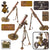 Original Soviet Russian WWII Inert 82-BM-37 M-37 82mm Battalion Mortar Discharger with Bipod & 1940-Dated Mortar Sight - Wartime Manufacture