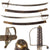 Original U.S. Revolutionary War Era American Short Sword Saber with Scabbard - Grip Leather Restored by Renowned Restorerer Jim Brown