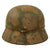 German WWII Reproduction M35 II SS PanzerKorp Battle of Kursk "Turtle Shell" Camouflage Helmet New Made Items