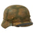 German WWII Reproduction M35 II SS PanzerKorp Battle of Kursk "Turtle Shell" Camouflage Helmet New Made Items