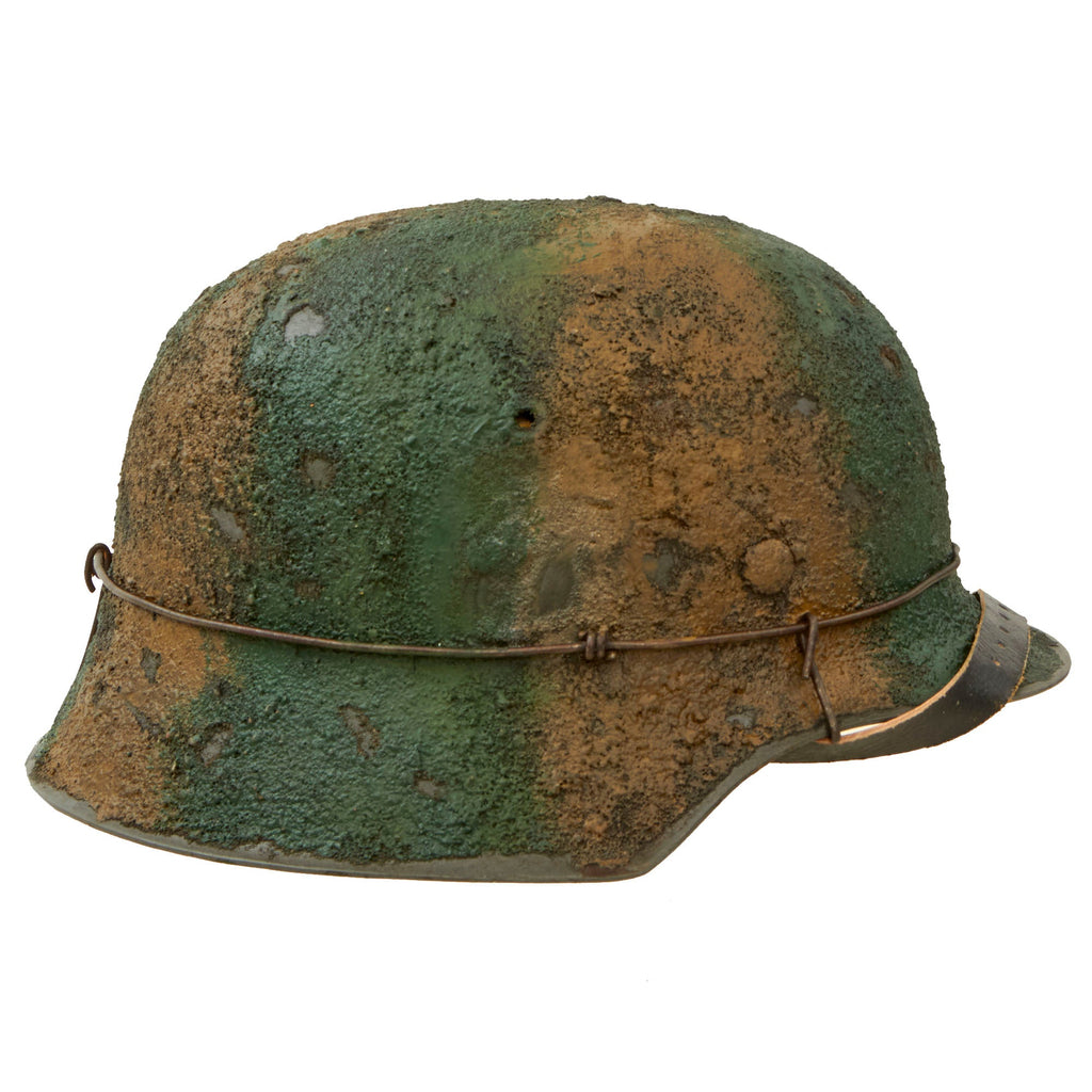 German WWII Reproduction M42 Helmet 12 SS German Youth Organization at Caan New Made Items