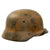 German WWII Reproduction M35 Afrika Korps 15th Panzer Division Helmet New Made Items