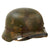 German WWII Reproduction M35 1st SS Panzer Division Splinter Pattern Helmet New Made Items