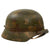 German WWII Reproduction M35 1st SS Panzer Division Splinter Pattern Helmet New Made Items