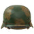 German WWII Reproduction M35 2nd SS Panzer Division Das Reich Kharkov Helmet New Made Items