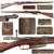 Original German Pre-WWI Gewehr 1888 S Commission Rifle by Erfurt Arsenal Serial 1896 e with No Turkish Markings Dated 1890 - Missing Bolt Head Original Items