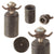 Original German WWII Late-War “Last Ditch” Grenade with Fuze by Mettmanner Britanniawarenfabrik W. Seibel - Marked dna / 4