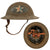 Original U.S. WWI M1917 Doughboy Helmet With Museum Quality Post War Period-Correct Painted Insignia - Headquarters, 4th Marine Brigade, 2nd Division