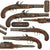 Original 18th Century Pair of English Flintlock Belt Pistols Signed THOMAS with Waterproof Locks, Half Stocks, and Tower Private Proofs, Circa 1790-1810