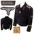 Original German WWII 9th SS Panzer Division Hohenstaufen SS-Oberscharführer NCO Black Panzer Wrap Tunic Original Items