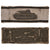 Original German WWII Tank Destruction Badge in Silver with Steel Tank and Bullion Fabric Band Original Items