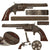 Original U.S. Civil War Smith & Wesson Model 2 Army .32cal Revolver with 6" Barrel - Matching Serial 22648 Original Items