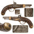 Original Italian Made French Modèle An XIII Style Cavalry Pistol by Naples Armory Converted to Percussion - Dated 1827