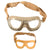 Original U.S. WWII Army Air Forces AN-6530 Flight Goggles with Original Elastic Strap by the Charles Fischer Spring Co. of Brooklyn, New York.