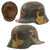 Original Imperial German WWI U.S. Souvenir Painted M16 Stahlhelm Helmet with M17 Liner Band - ET64 Original Items