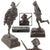 Original Polish Interwar Running Polish Infantryman Bronze Sculpture Statue by Witold Bielinski - Signed & Dated 1928 - Very Rare Original Items