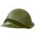 Original British P-1944 Turtle MK IV Steel Helmet with Liner & Chinstrap - Restored Original Items
