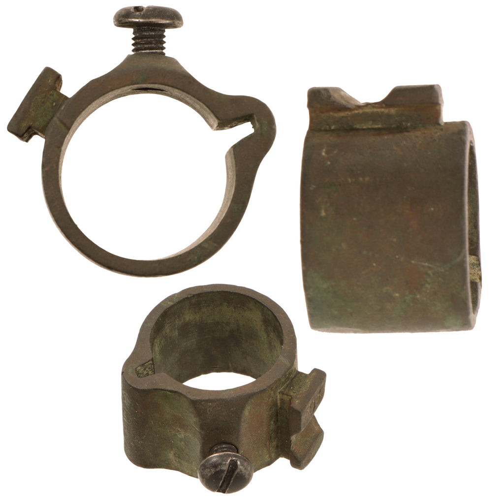 Original U.S. Civil War Confederate Boyle, Gamble, & McFee Bayonet Adapter with Tightening Screw & Faint Markings - Very Rare Original Items