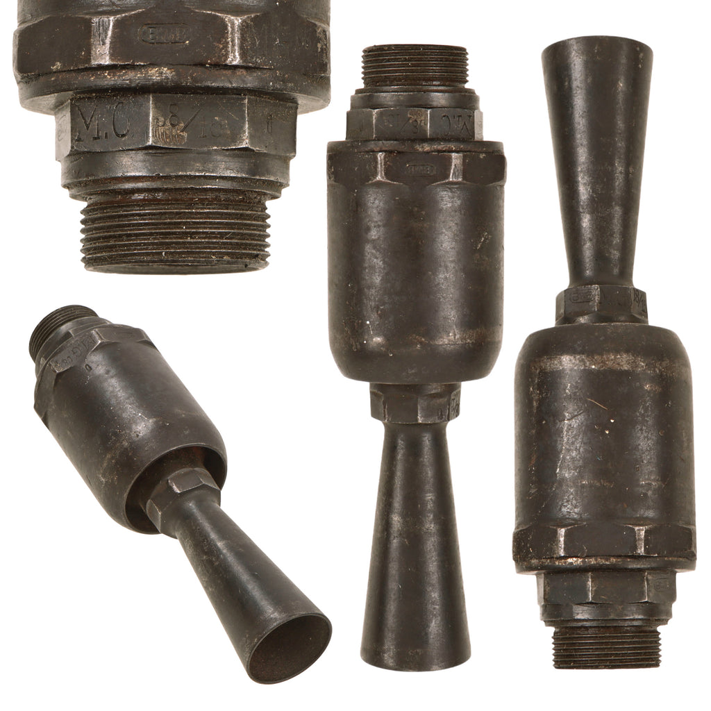 Original Imperial German WWI MG 08/15 Muzzle Booster with Great Markings - Rare