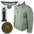 Original German WWII Field Tailor-Made "Russian Cloth" Heer Army Infantry Unteroffizier NCO M36 Style Uniform Tunic with EKII Ribbon and Black Wound Badge