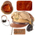Original U.S. WWII Named USAAF Officer’s Tan Crusher Visor Cap by Dobbs of New York with ANB-H-1 Headset