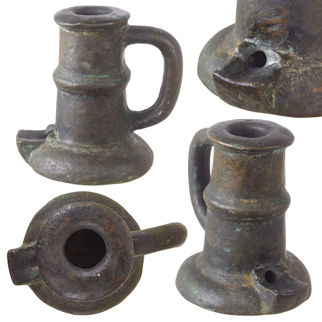 Original 18th Century Spanish Colonial Period Bronze Thunder Mug Signal Cannon