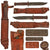 Original U.S. WWII Navy Rare “Red Spacer” Mark 2 KA-BAR Fighting Knife by PAL with Boyt USN Leather Scabbard