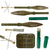 Original Iranian GWOT Inert PG-7-AT Nader Rocket with Bulgarian Tail Assembly in Original Storage Tube Original Items