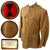 Original U.S. WWI 7th Division Uniform Tunic for Wagoner in 7th Ammunition Train with Early Style Victory Ribbon - “Hourglass Division” Original Items