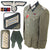 Original German WWII Heer Army Transport and Supply Troop Officer Major’s M36 Tunic with Breeches and Ribbon Bar Original Items