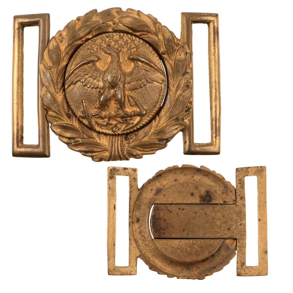 Original U.S. Civil War Era Revenue Cutter Service Officer’s Sword Belt Buckle - Rare Original Items