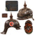 Original German WWI Prussian M1915 Jäger zu Pferde Lobster Tail Pickelhaube Helmet by C. E. Juncker in Size 55 - Dated 1916