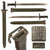 Original U.S. WWII 16” M1 Garand Bayonet and Scabbard by U.F.H. with USN MK 1 Scabbard - Dated 1942 Original Items