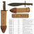 Original U.S. WWI USMC Named Model 1917 Bolo Knife by Plumb Philadelphia Dated 1918 with Canvas Scabbard - Herman D Mann, Porto Rico Marine