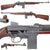 Original U.S. WWII Oversize M2 Carbine Cutaway Classroom Trainer Display Model with Magazine - 71" Long