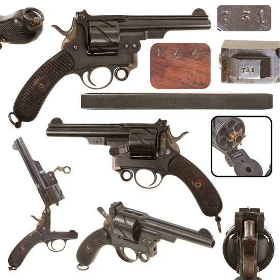 Original Imperial German Scarce Mauser Model 1878 Second Pattern C78 "Zig-Zag" Revolver in 10.6×25mmR - Serial 731 Original Items
