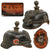 Original German WWI Prussian M1915 Artillery Pickelhaube Helmet - “Kugelhelm”- Degraded Original Items