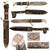 Original German WWII Transitional HJ Knife by Gebrüder Gräfrath of Solingen with Scabbard - RZM M7/70 Original Items